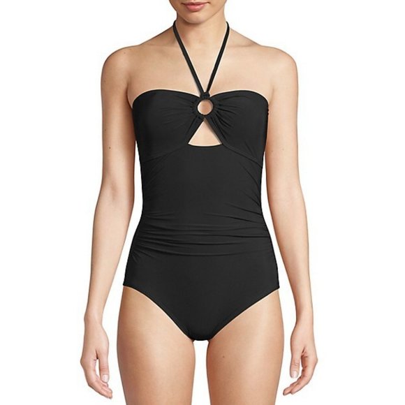 Kate Spade Other - NWT Kate Spade | Black Halterneck One Piece